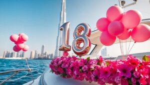 Hosting a birthday party on a yacht in Dubai